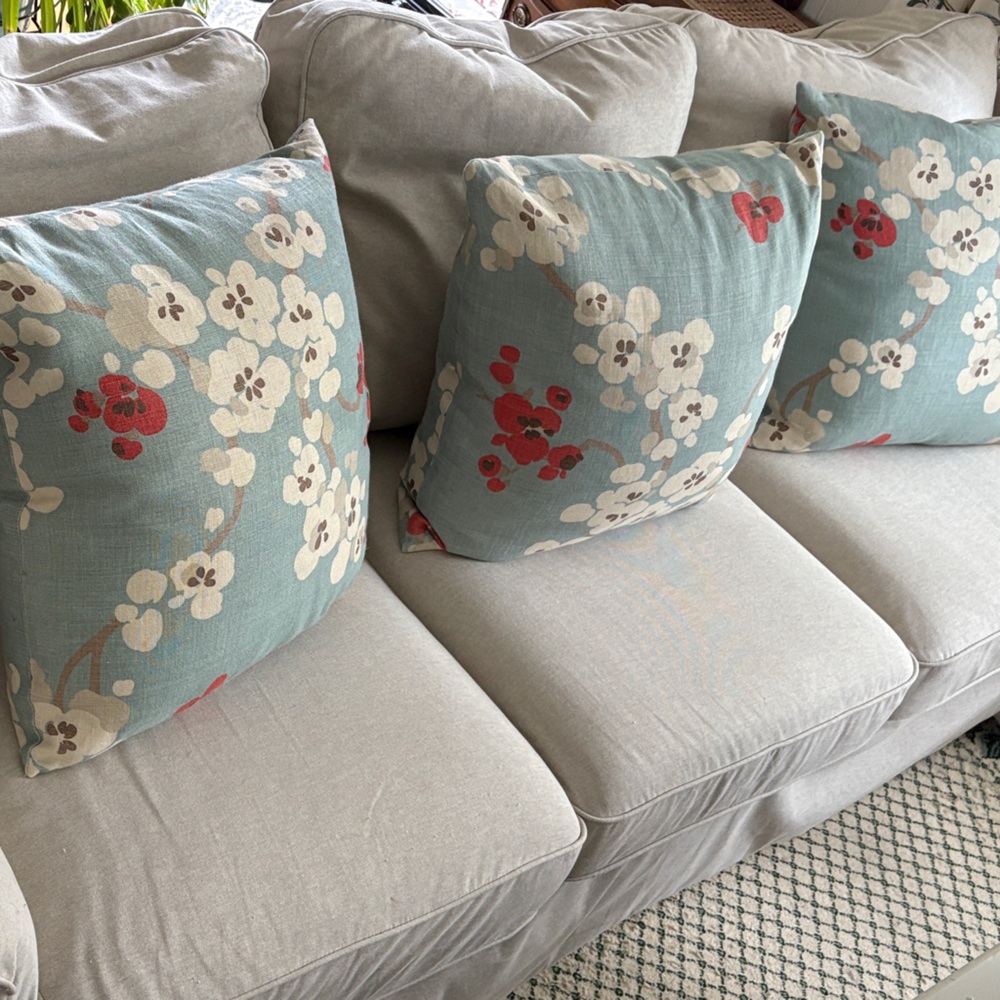 Custom Floral Throw Pillows